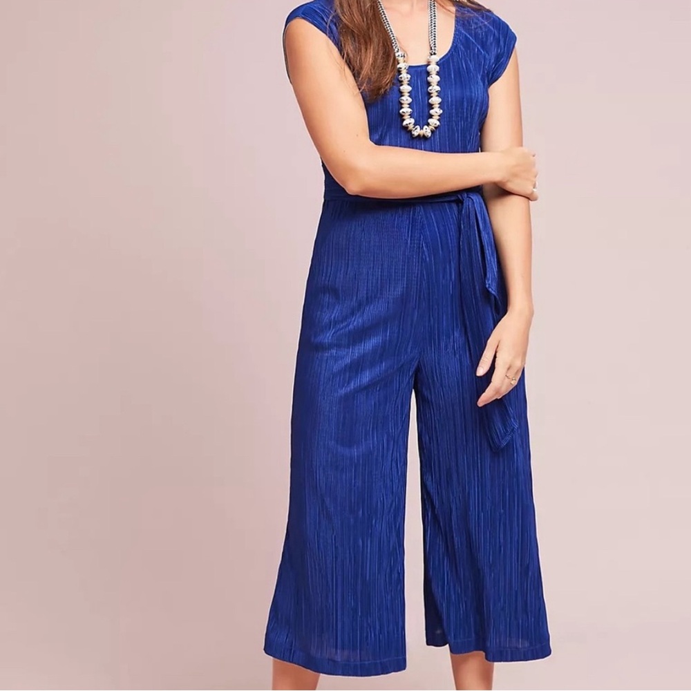 Anthropologie Jumpsuit Royal Blue